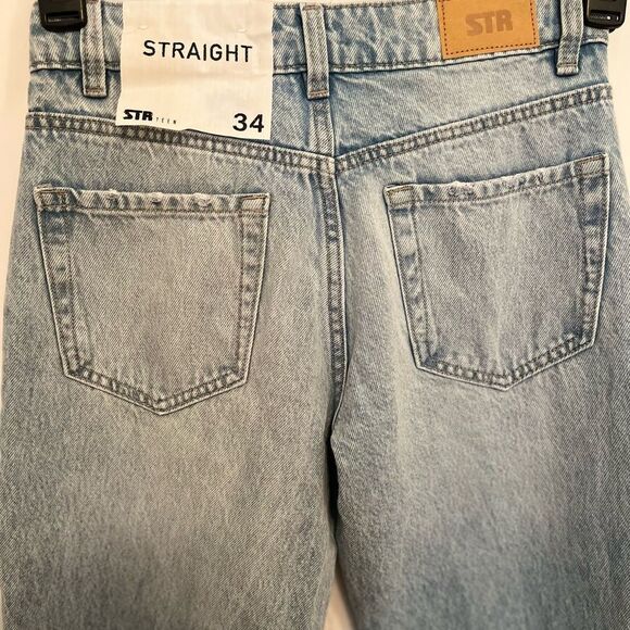 Vintage Blue Straight Leg Jeans NWT - Picture 7 of 9